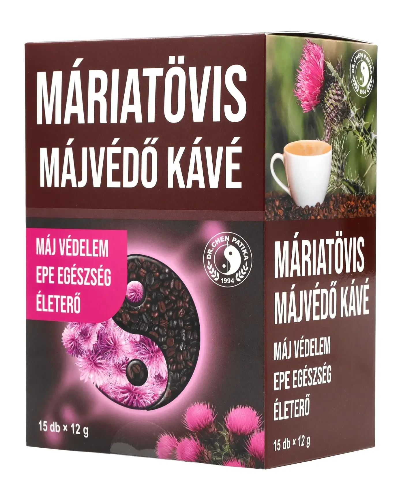 Dr. Chen Máriatövis Májvédő Kávé 15 x 12 g