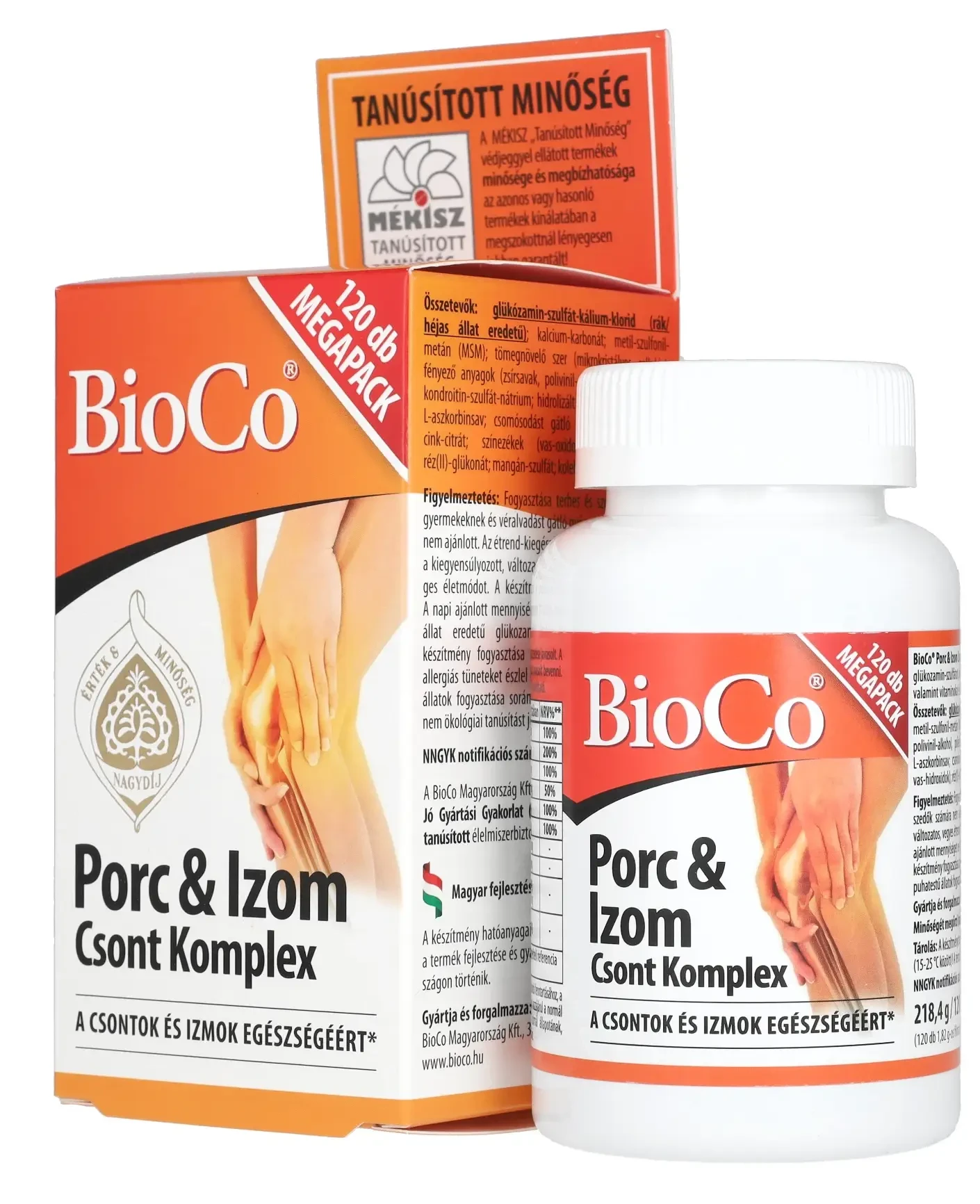 BioCo Porc&Izom csont komplex tabletta kondroitinnel 120db
