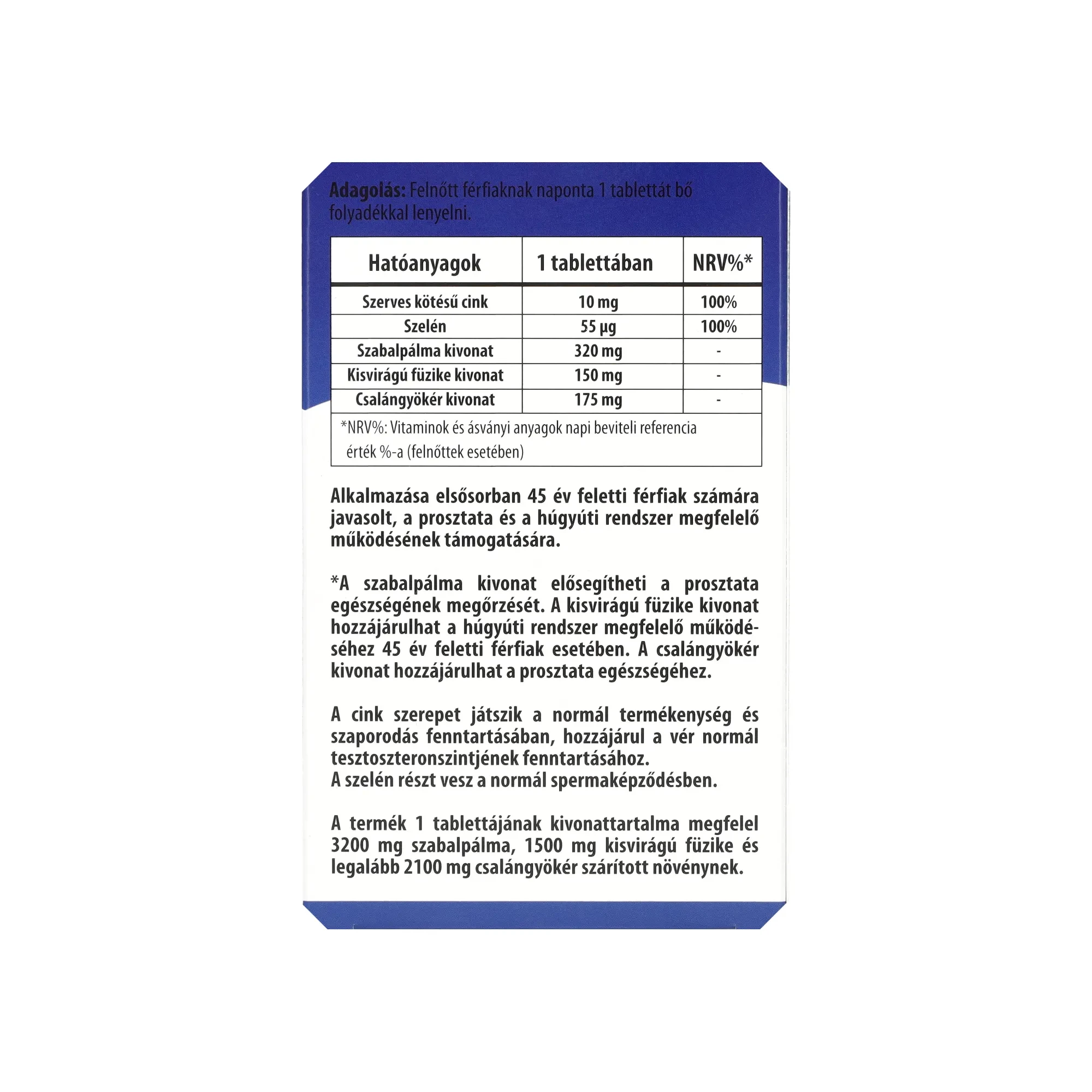 BioCo ProstaMen tabletta 80db