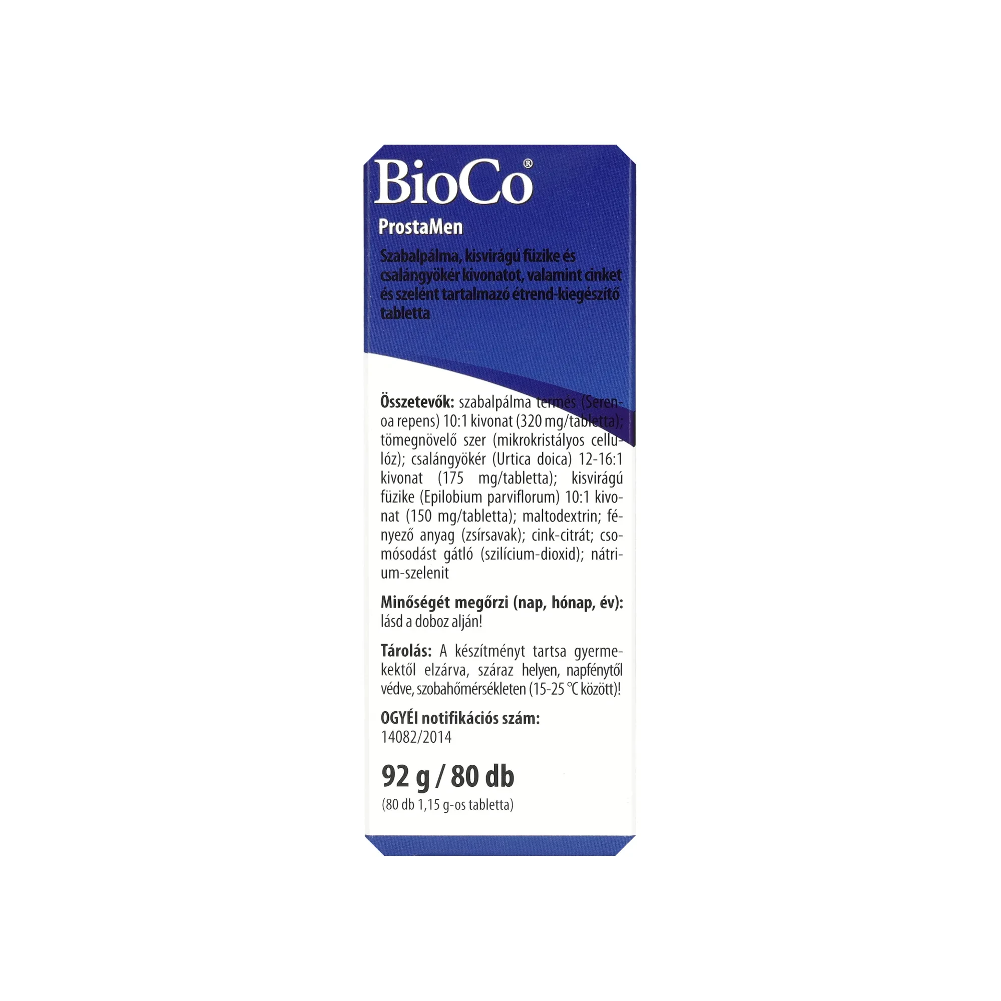 BioCo ProstaMen tabletta 80db