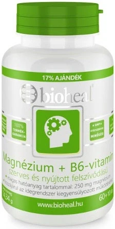 Bioheal Magnézium + B6 vitamin filmtabletta 70 db