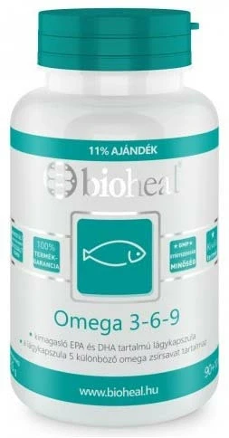Bioheal Omega 3-6-9 lágykapszula 100 db
