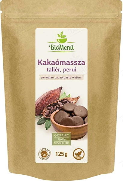 BioMenü BIO KAKAÓMASSZA tallér perui 125 g