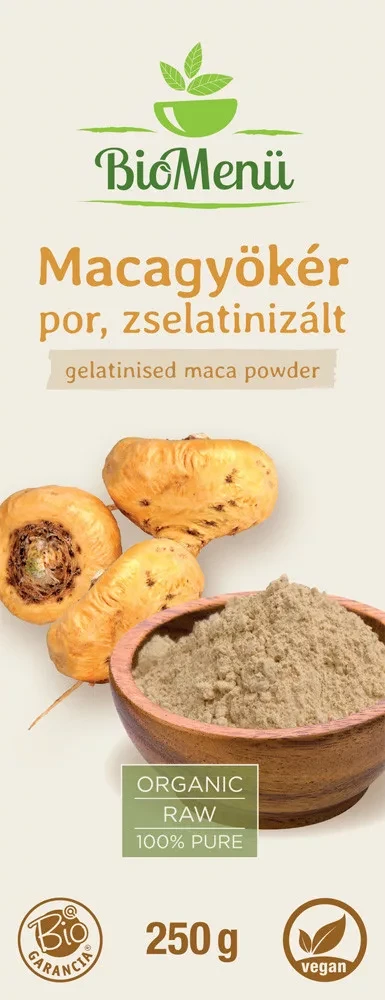 Biomenü Bio Macagyökér por zselatinizált 250 g