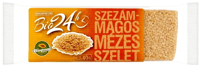 Szezámmagos mézes szelet 40 g (Biopont)