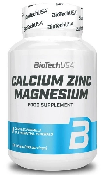 BioTech USA Kalcium Magnézium Cink 100 db tabletta