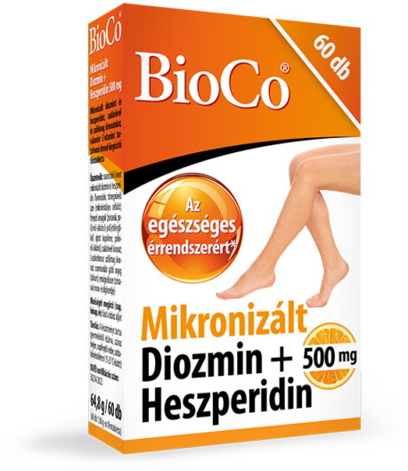 BioCo Mikronizált Diozmin + Heszperidin 500 mg tabletta 60 db
