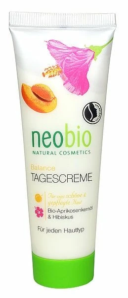 Neobio nappali krém sárgabarackmag olajjal és hibiszkusszal 50ml