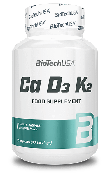 BioTech USA Calcium D3 K2 vitamin kapszula 90db