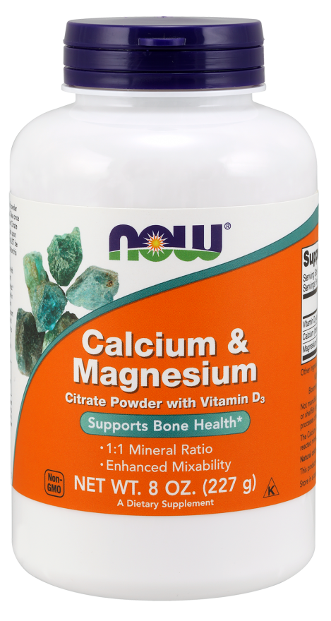 Now Calcium Magnesium Citrat 227g por