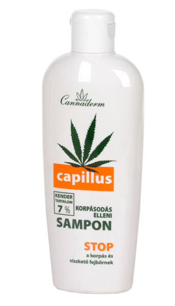 Cannaderm Capillus sampon koffeinnel Korpásodás ellen 150ml