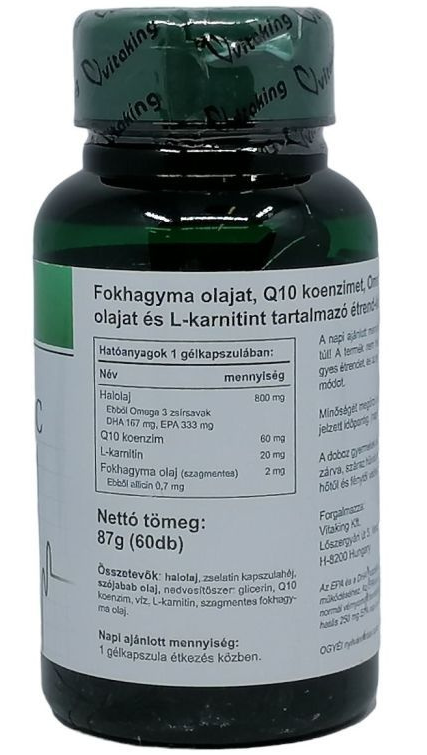 VK Cardiolic Q10+Omega+L-car+Garlic 60db