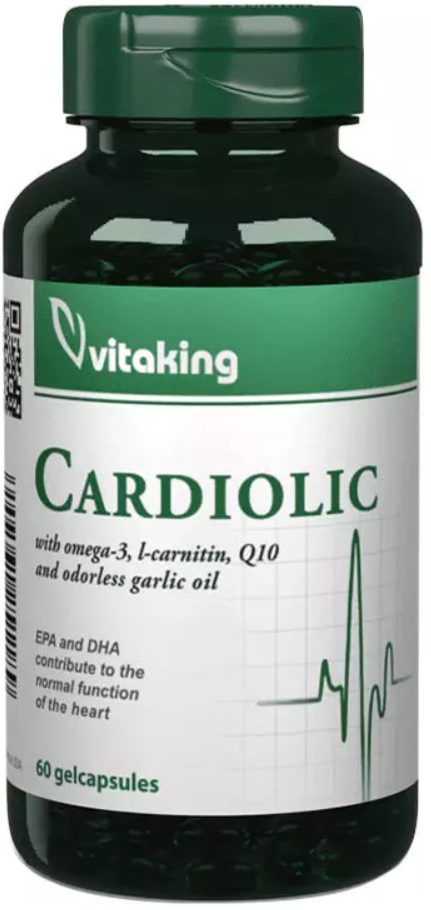 VK Cardiolic Q10+Omega+L-car+Garlic 60db
