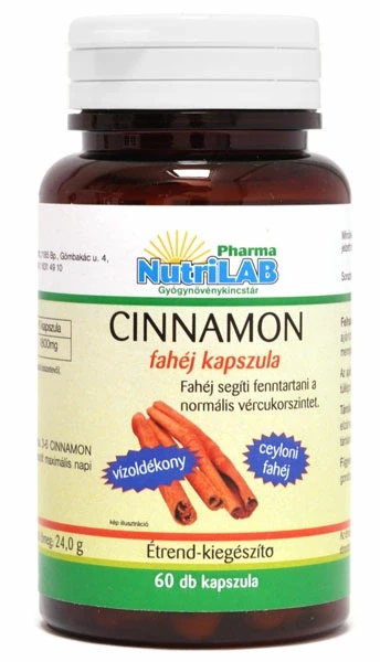 Ceyloni fahéj kapszula 60db Nutrilab