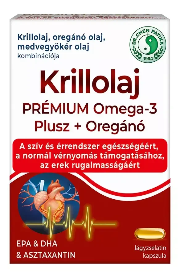 Dr. Chen Krillolaj és Oregánó Olaj kapszula 60db