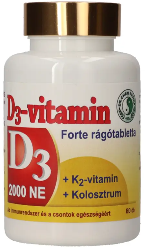 Dr.Chen D3-vitamin Forte rágótabletta 60 db