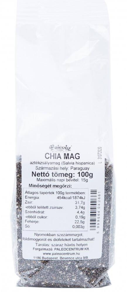 Chia mag fekete 100g Paleolit