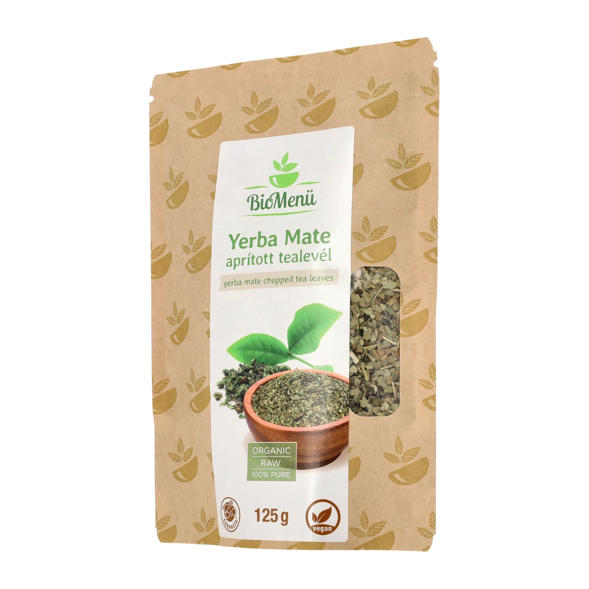 Biomenü BIO YERBA MATE Aprított Tealevél 125 g