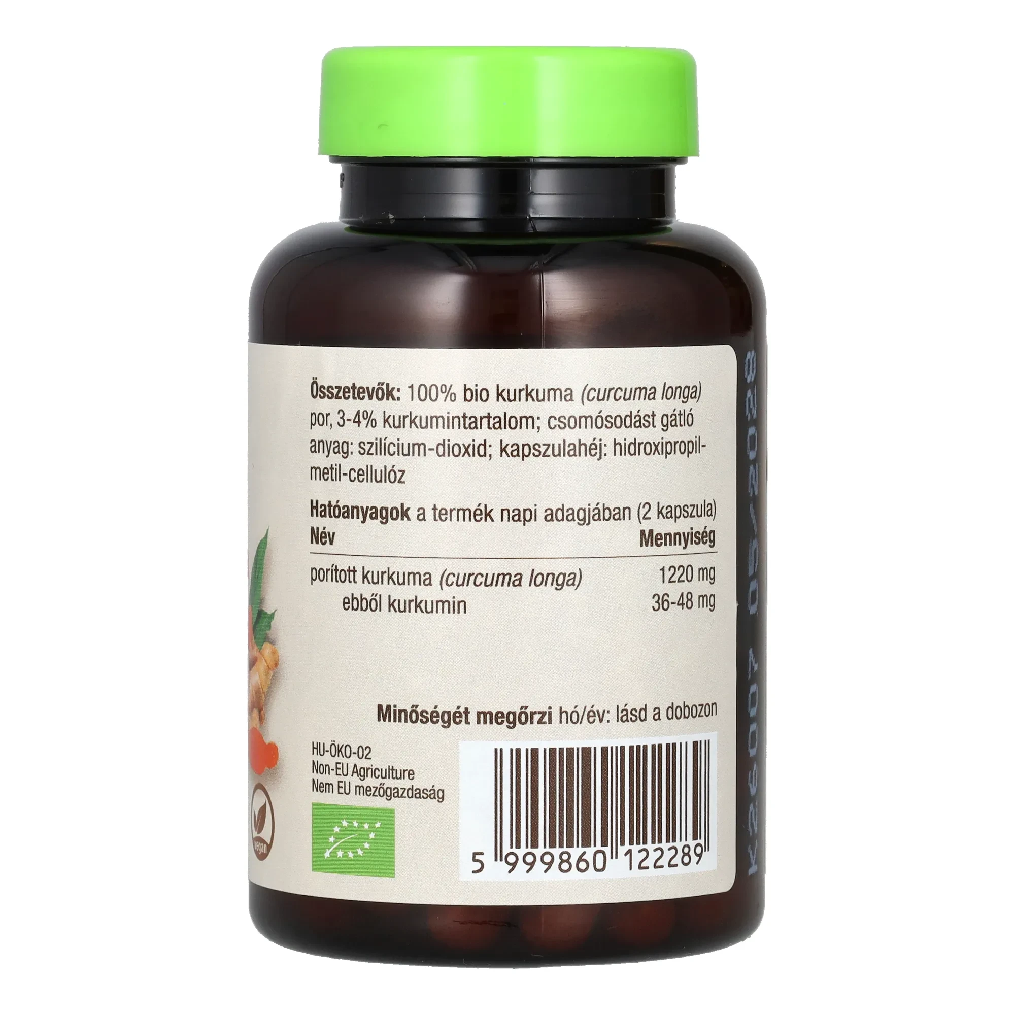 BioMenü BIO KURKUMA kapszula 60 db