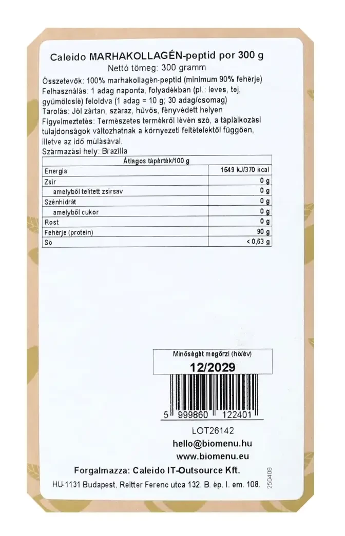 Caleido MARHAKOLLAGÉN-peptid por 300 g