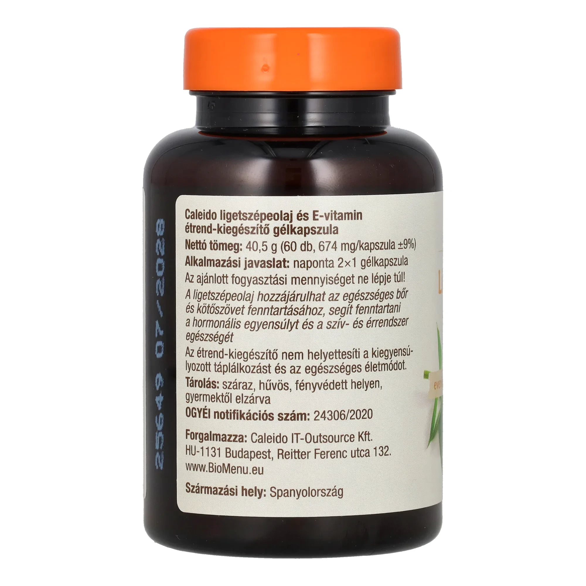 Caleido LIGETSZÉPEOLAJ + E-VITAMIN gélkapszula 60 db