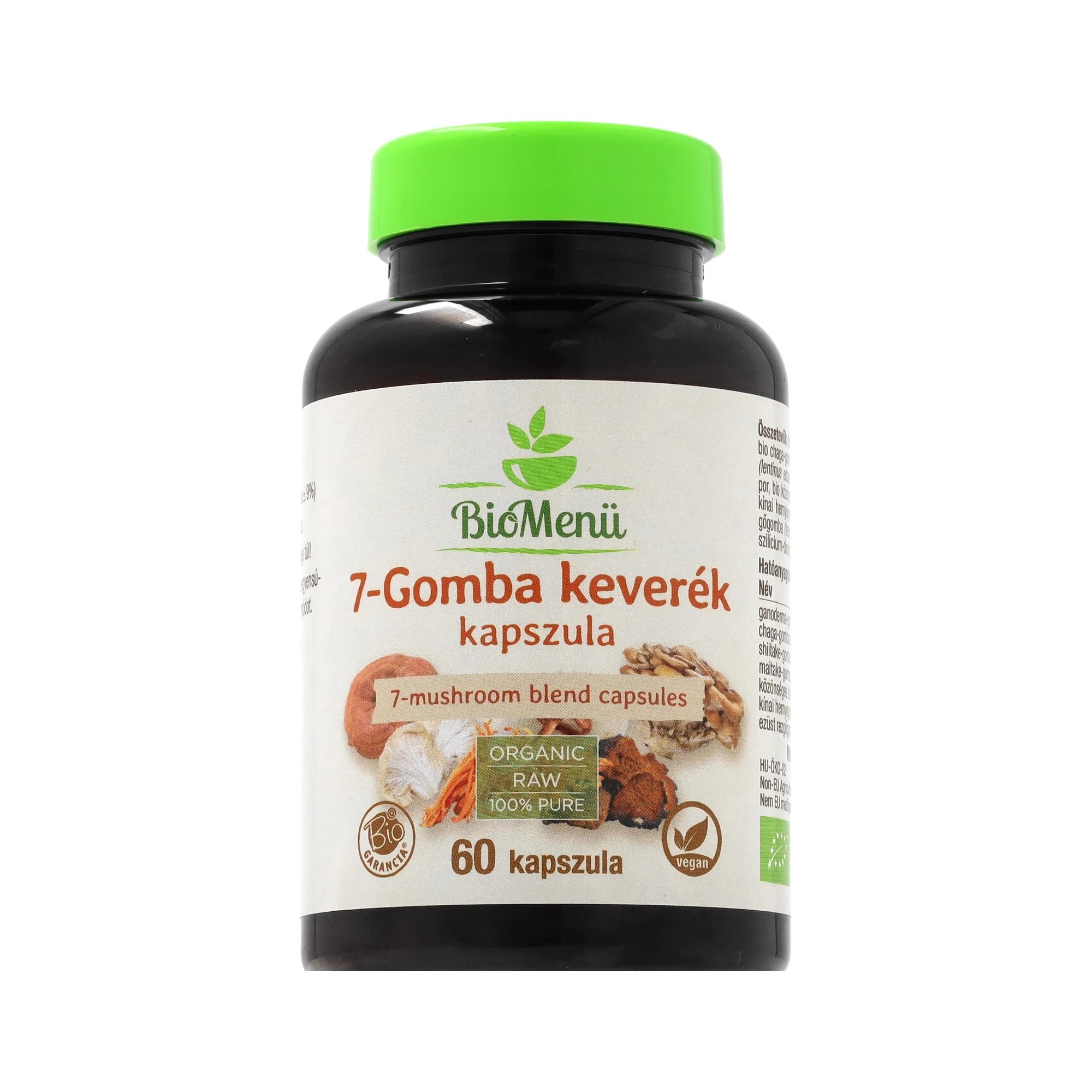 BioMenü BIO 7-GOMBA keverék kapszula 60 db