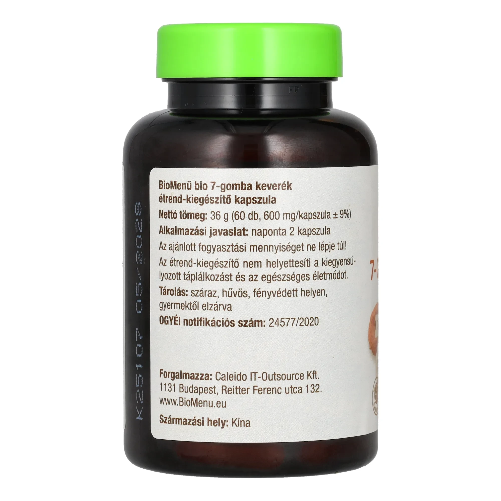 BioMenü BIO 7-GOMBA keverék kapszula 60 db