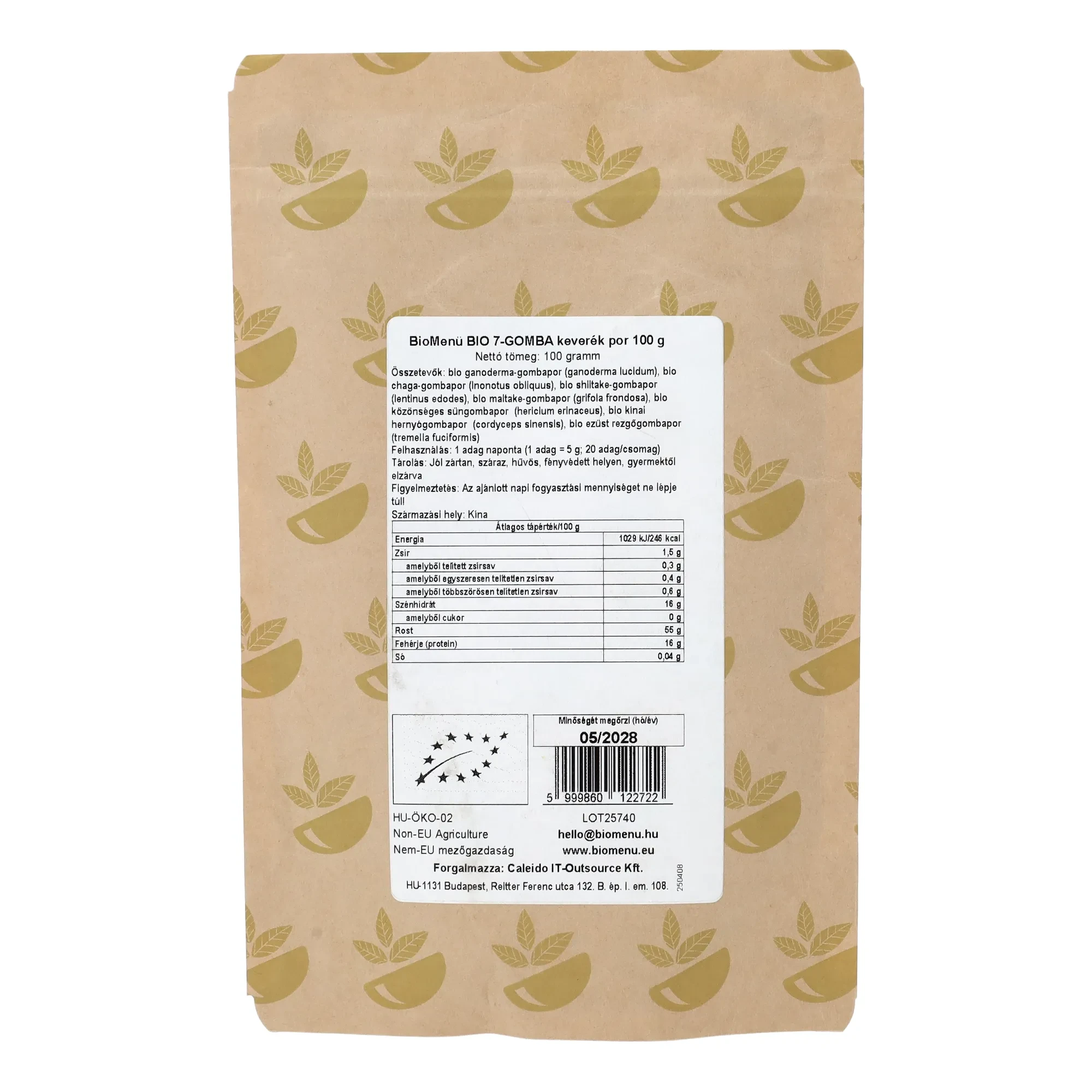 BIO 7-GOMBA keverék por 100 g