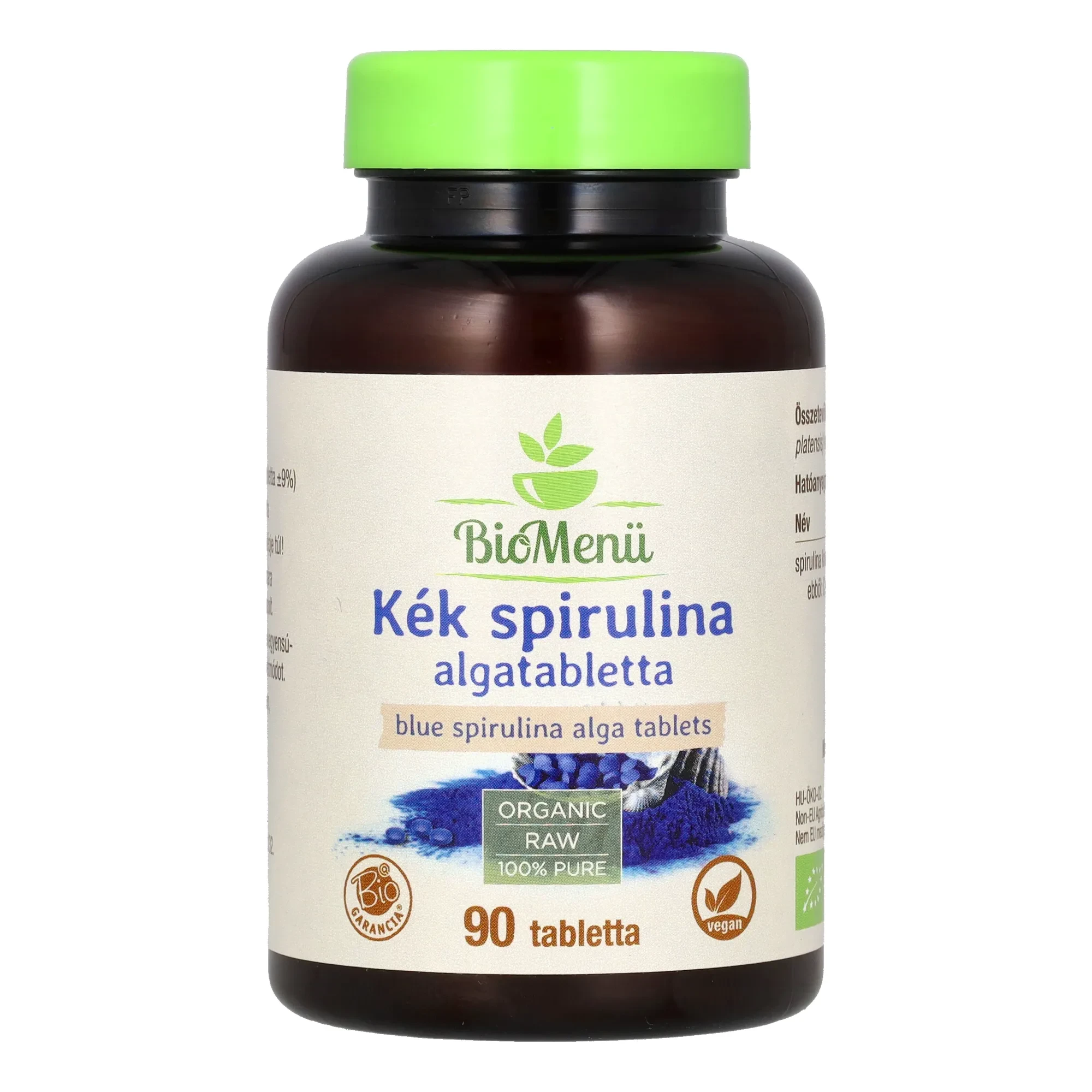 BioMenü BIO KÉK SPIRULINA ALGA tabletta 90 db