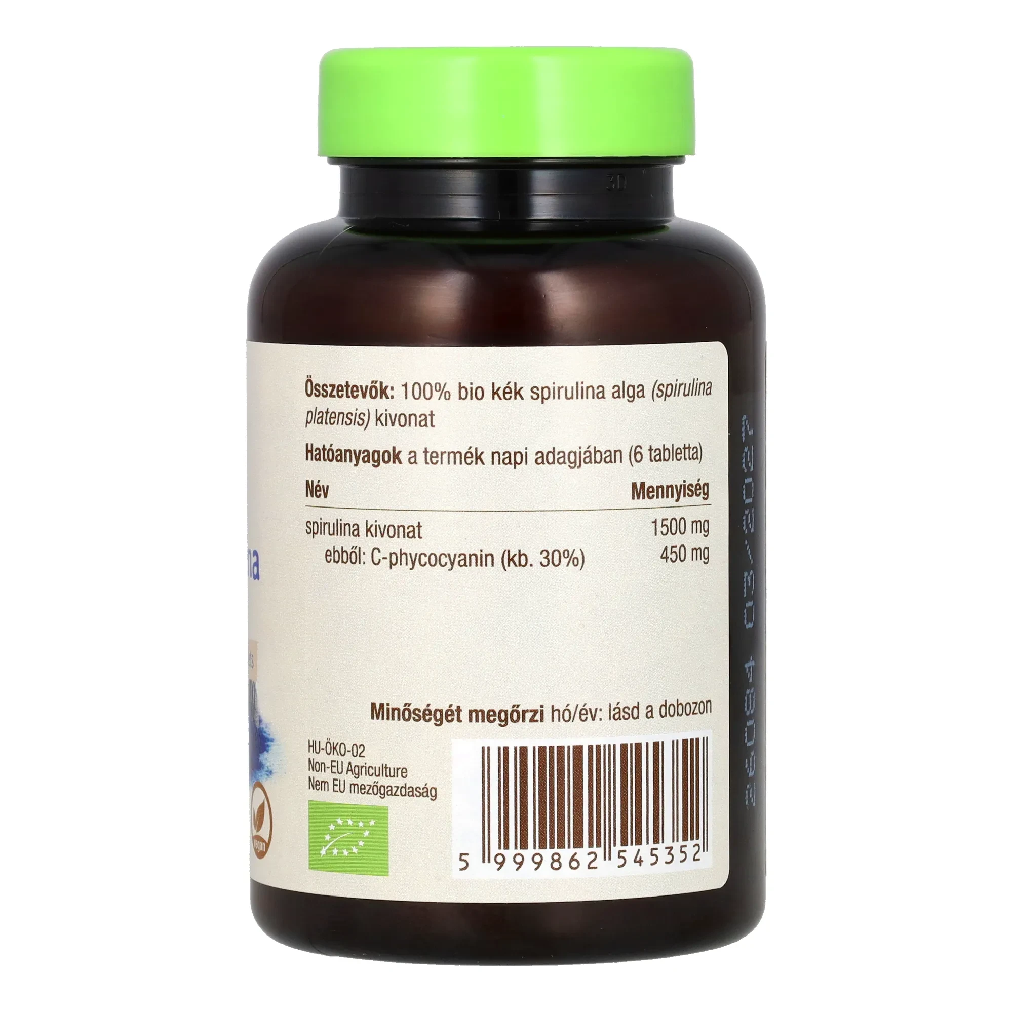 BioMenü BIO KÉK SPIRULINA ALGA tabletta 90 db