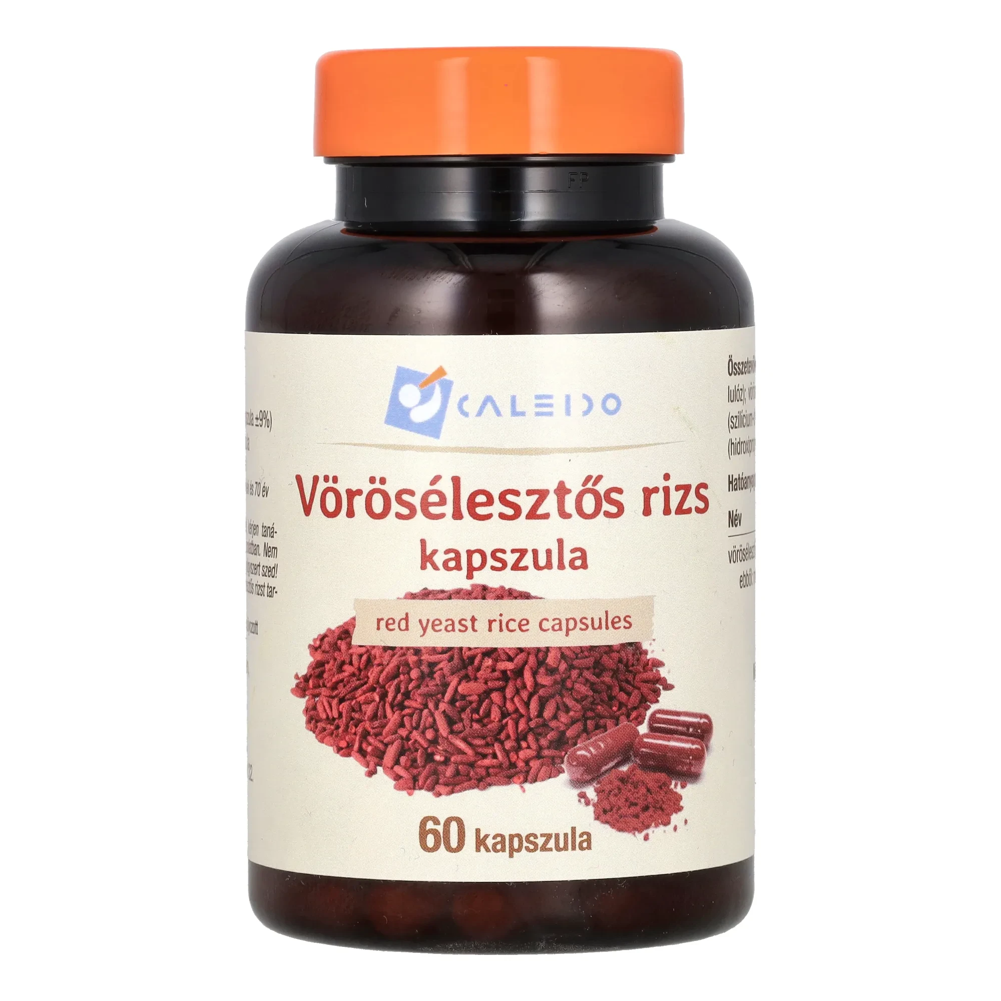 Caleido VÖRÖSÉLESZTŐS RIZS kapszula 60 db