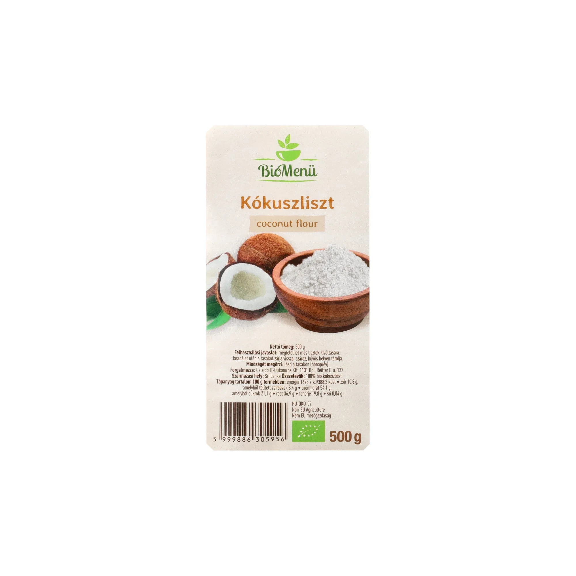 BioMenü Bio Kókuszliszt 500 g