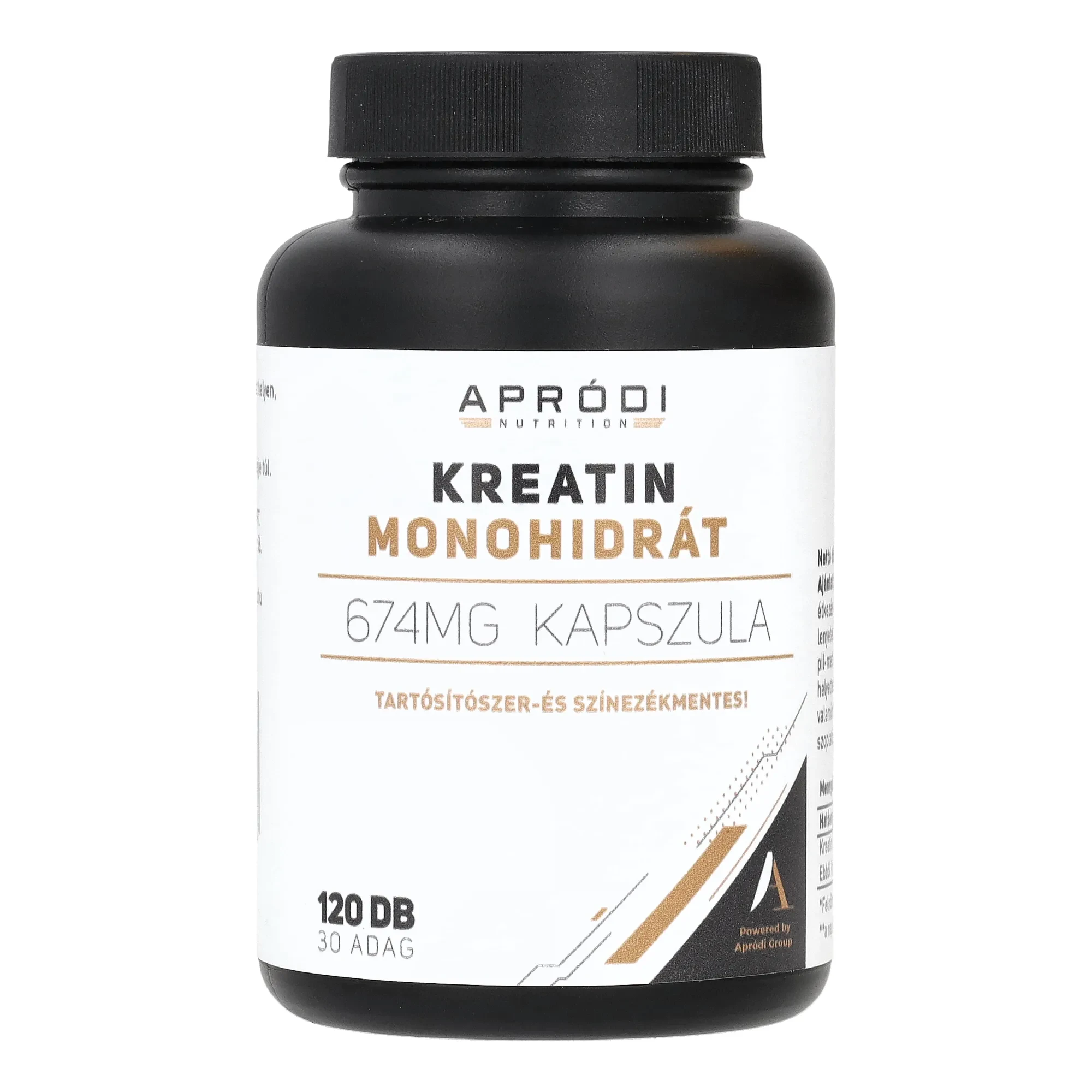 Apródi Kreatin Monohidrát 674 mg 120 db Kapszula