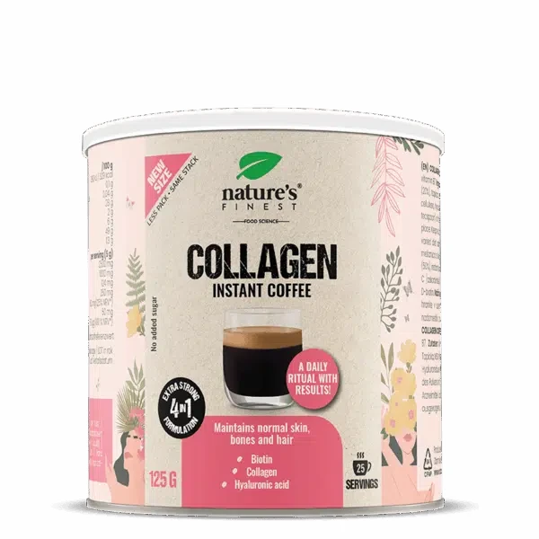 Nature's Finest Kollagén Kávé (Collagen Coffee) 125g