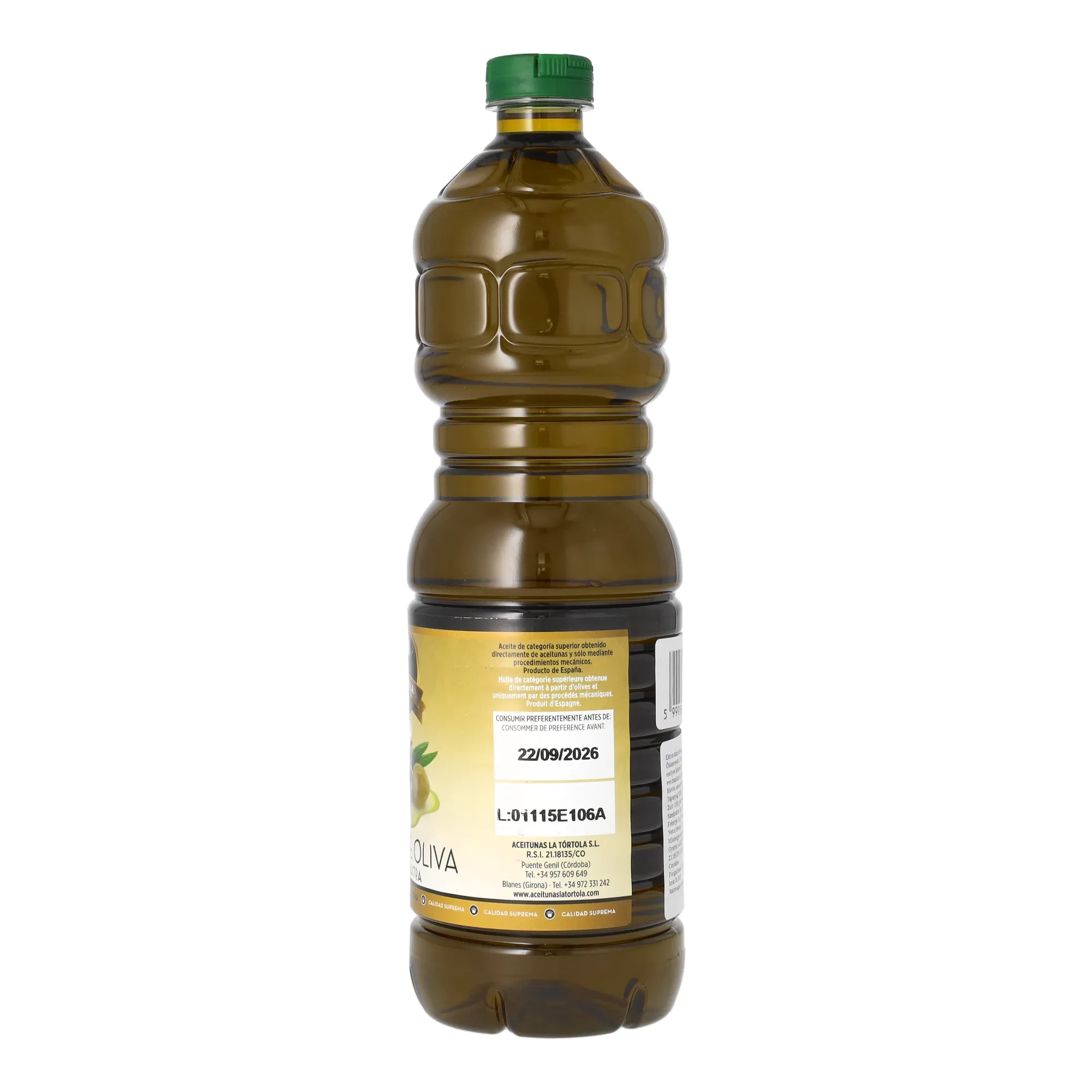 La Tortola Extraszűz olívaolaj 1L Pet