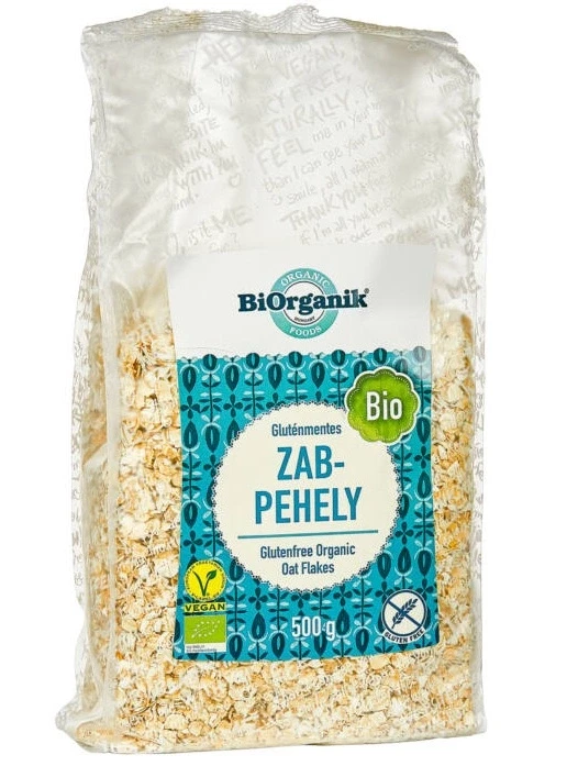 Bio Gluténmentes Zabpehely 500 g (BiOrganik)