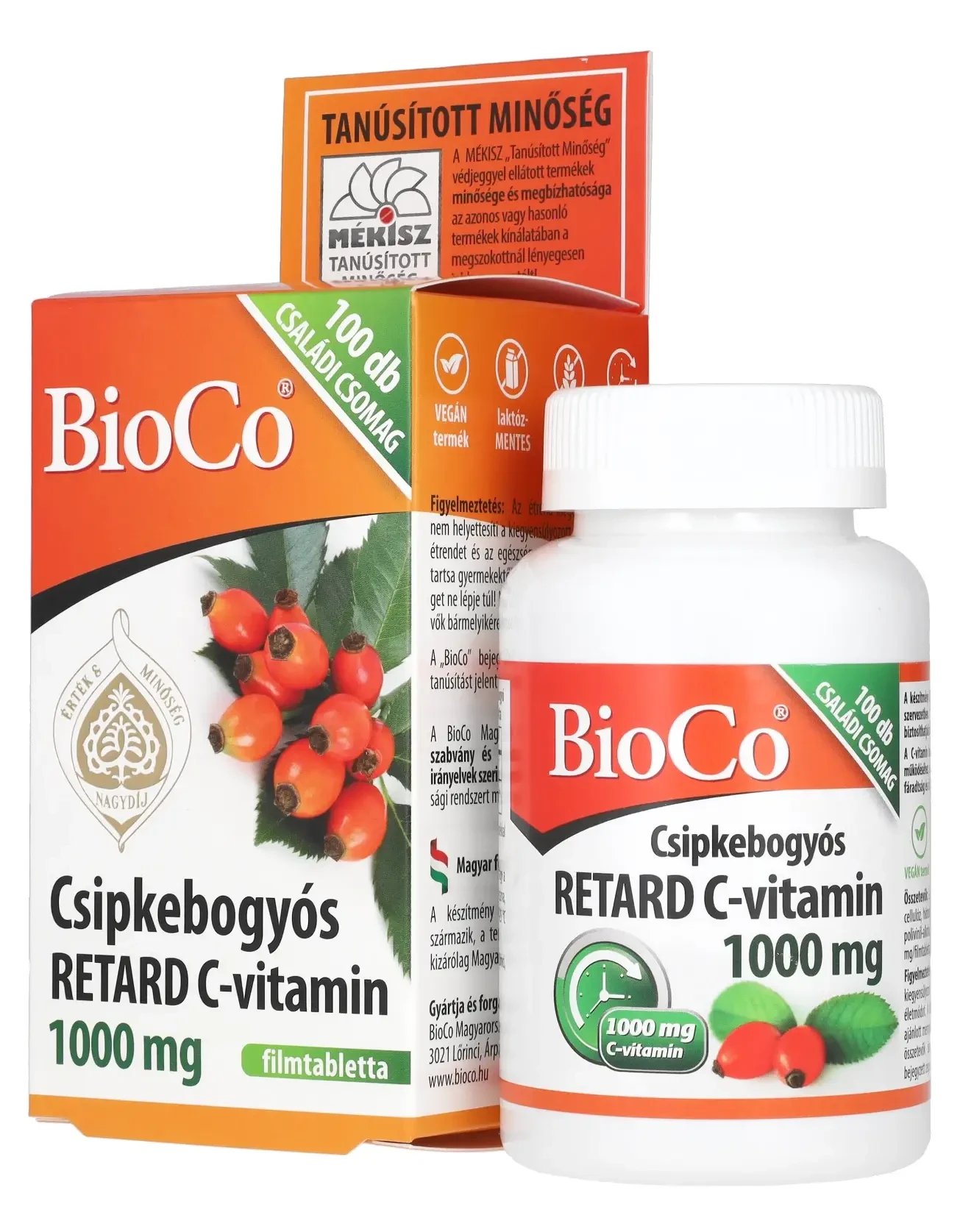 BioCo C-1000mg Retard Családi csomag tabletta 100db