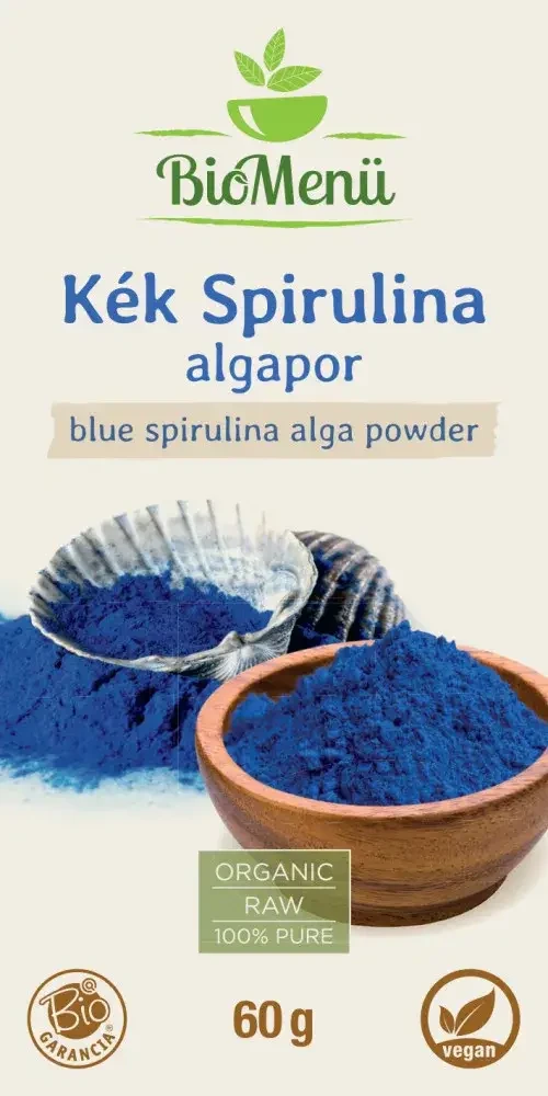 BioMenü BIO KÉK SPIRULINA ALGA por 60 g