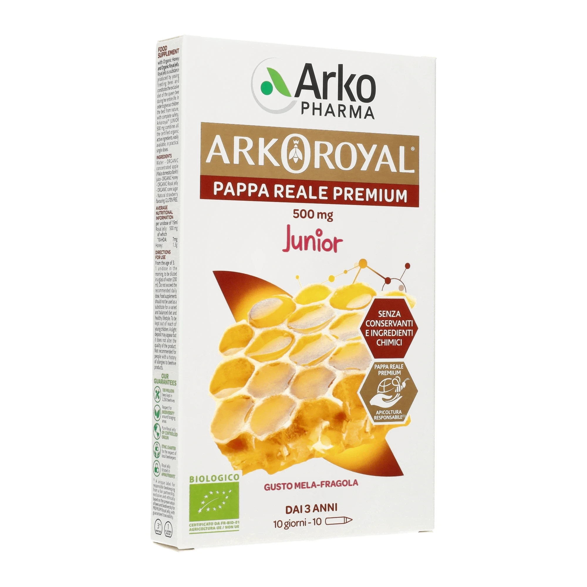 Arkoroyal Bio Junior Méhpempő ampulla 500mg 10 x 15ml