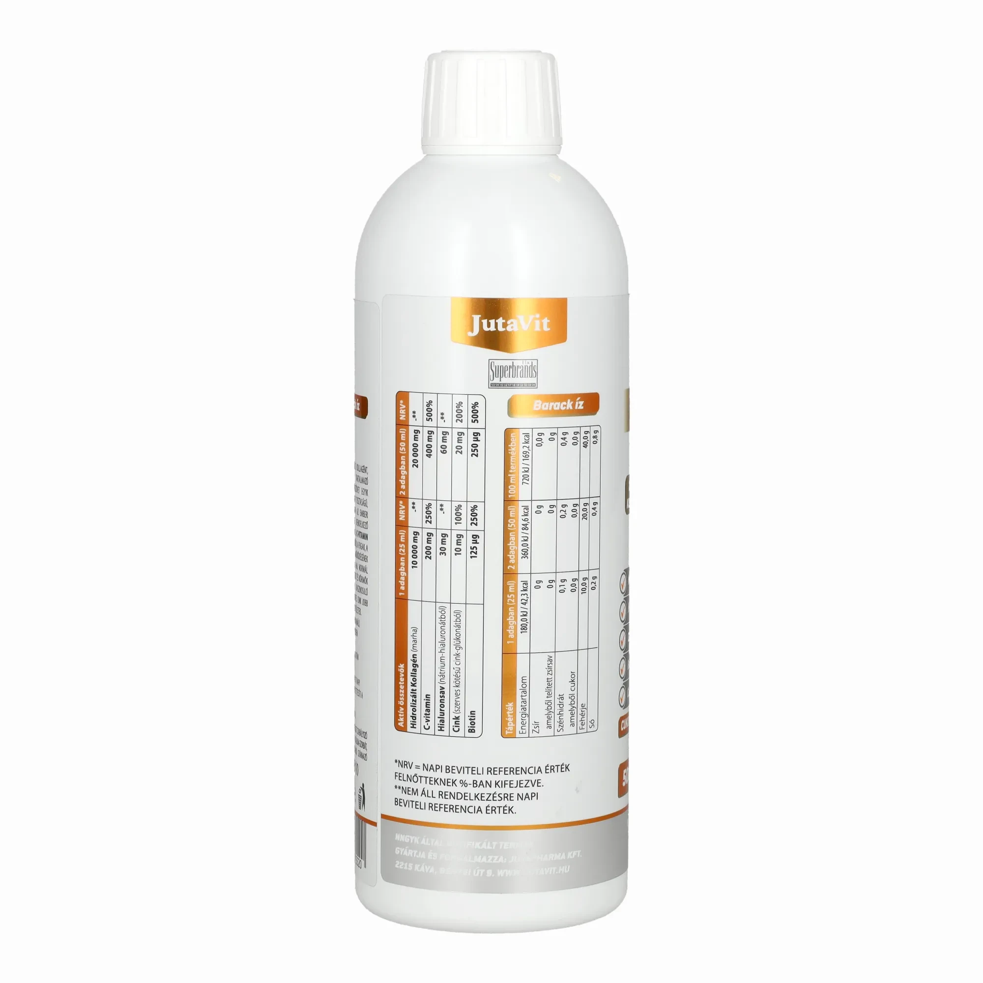 JutaVit Collagen + Hialuron Matrix  Barack 500ml