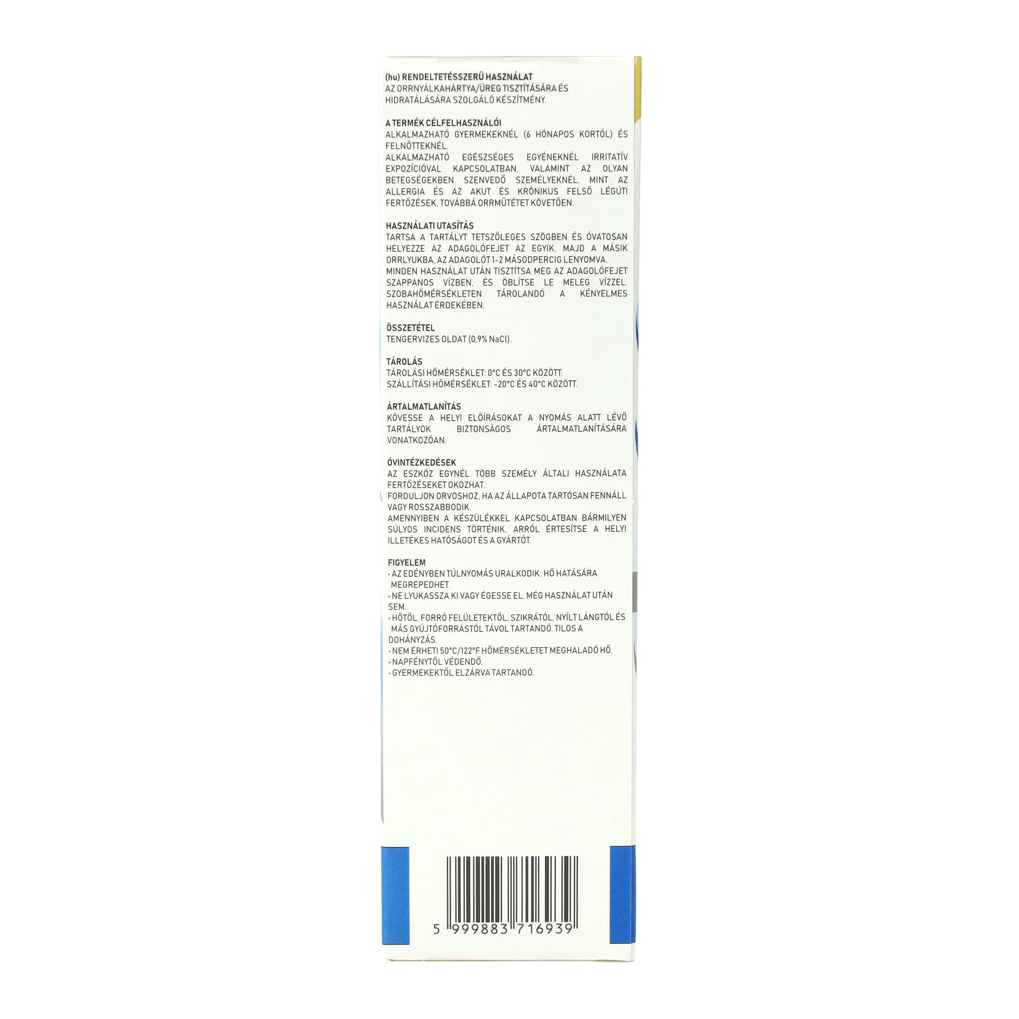 JutaVit Izotóniás tengervizes orrspray 100ml