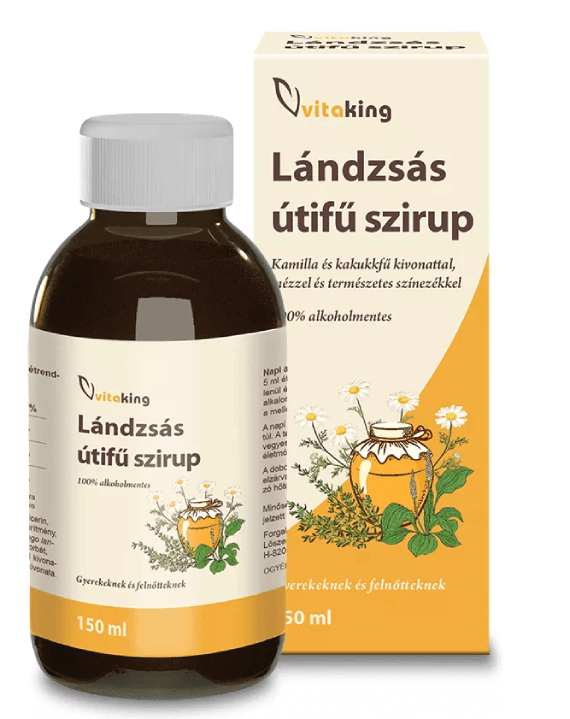 Vitaking Lándzsás útifű szirup 150ml