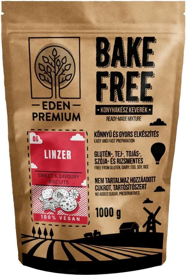 EDEN PREMIUM Bake-Free Linzer lisztkeverék 1000g