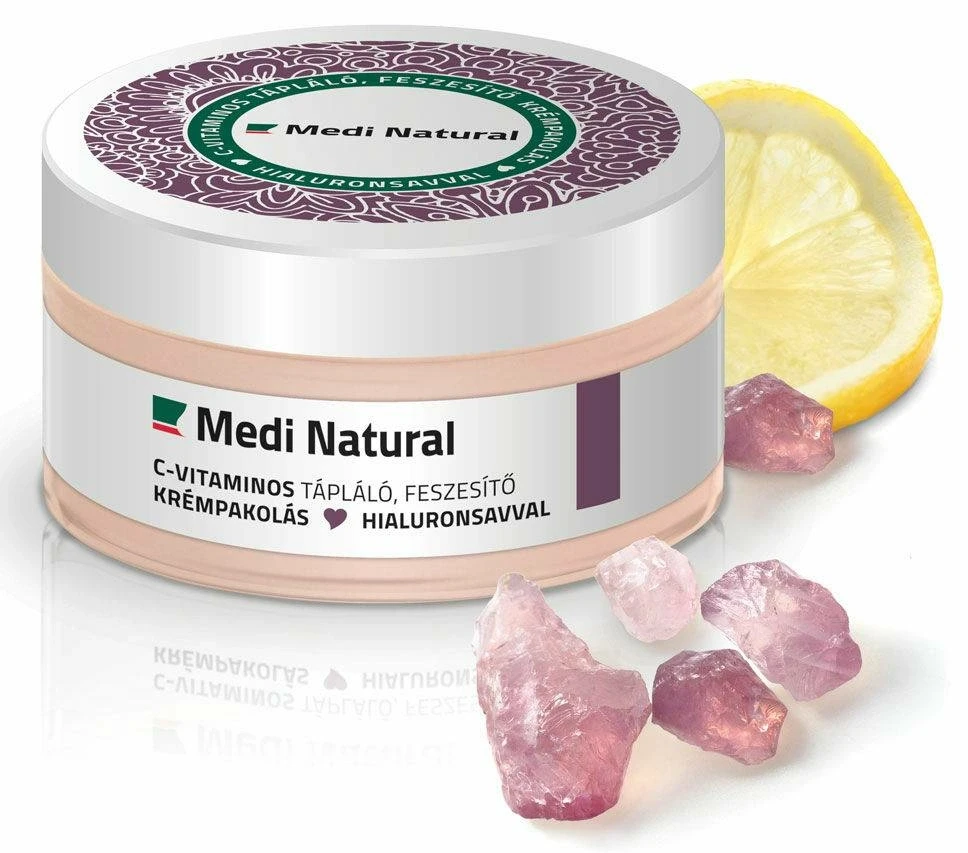 C-vitaminos tápláló feszesítő krémpakolás Hialuronsavval 100ml