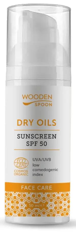 Wooden Spoon Bio Fényvédő arcápoló SPF50 50ml