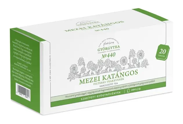 Györgytea Mezei katángos filteres teakeverék 20 db