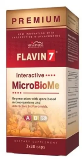 Flavin 7 Q10 Premium Interactive MicroBioMe kapszula 3x 30 db
