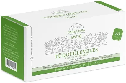 Györgytea Tüdőfűleveles filteres teakeverék (A torok barátja) 20 db