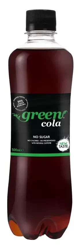 GREEN Cola 0% - pet palackos 500ml