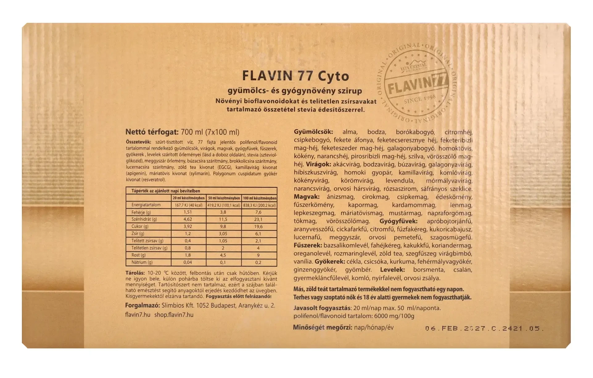 Flavin77 Cyto 7x100ml